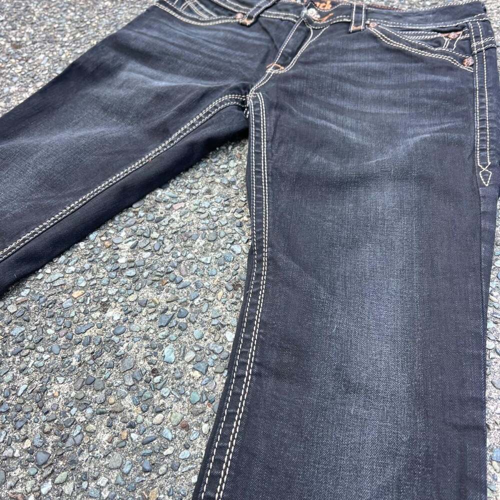 Rock Revival Women's Navy and Black Jeans
